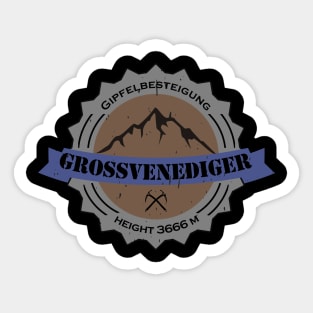 Gipfelbesteigung Grossvenediger Height 3666 m Sticker